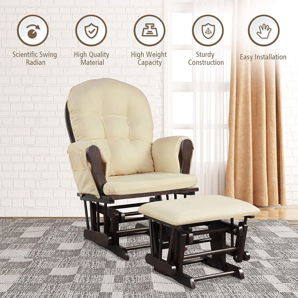 Beauty Salon Solid Wooden Frame Pedicure Spa Chair 
